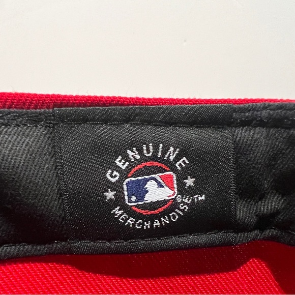 New Era, 59Fifty Fitted Hat, New York Yankees, Red & White - Picture 9 of 10